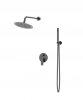 Lavita Podtynkowy zestaw prysznicowy z deszczownicą Spark Gunmetal 5900378342274